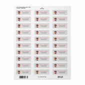 Dachshund-hond Retouradres Etiket (Full Sheet)