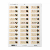 Dachshund-hond retouradreslabel etiket (Full Sheet)
