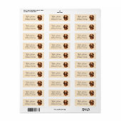 Dachshund-hond retouradreslabel etiket (Full Sheet)