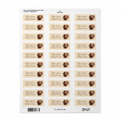 Dachshund-hond retouradreslabel etiket (Full Sheet)