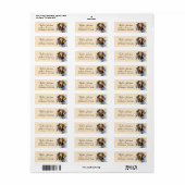 Dachshund-hond retouradreslabel etiket (Full Sheet)