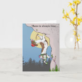 Dachshund hond rock klimmen kaart (Gele Bloem)