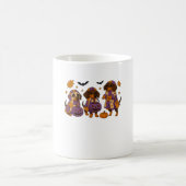 Dachshund Hond Spoken Halloween Koffiemok (Center)