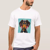 Dachshund Hond tshirt (Voorkant)