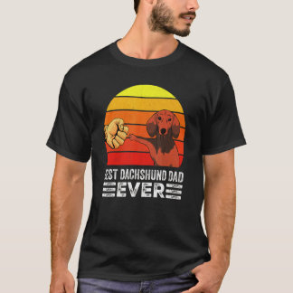 Dachshund hond vader eigenaar t-shirt