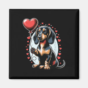 Dachshund Hond Valentijnsdag Hondeneigenaar Valent Magneet