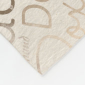 Dachshund-hond van Longhaire Fleece Deken (Hoek)