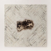 Dachshund-hond van Longhaire Legpuzzel (Horizontaal)