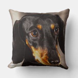 Dachshund Hond Water Kleur Olieverf Kunst Kussen