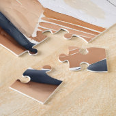 Dachshund Hond  Waterverf Legpuzzel (Zijkant)