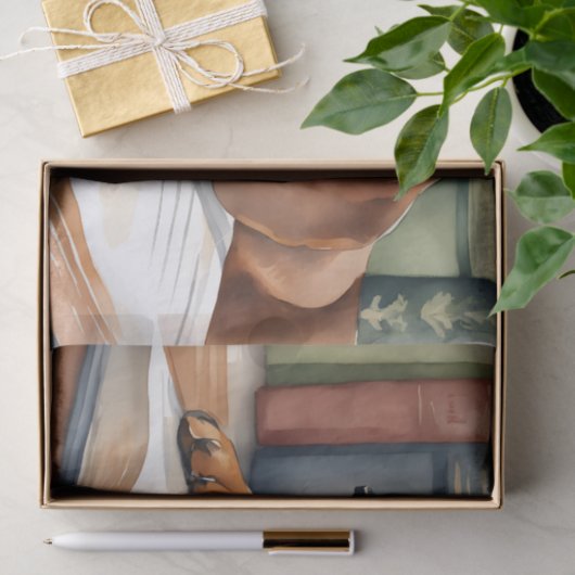 Dachshund Hond  Waterverf Tissuepapier (Geschenk)