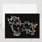 Dachshund Honden Boom Kerstmis Kersthuisdier Hond  Feestdagenkaart (Voorkant / Achterkant)