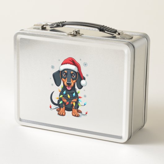 Dachshund Honden Boom Kerstmuts Kerstcadeaus F (Voorkant)