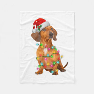 Dachshund Honden Boom Kersttrui Kerstcadeaus F Fleece Deken