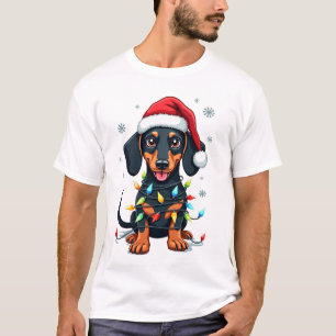 Dachshund Honden Boom Kersttrui Kerstcadeaus F T-shirt