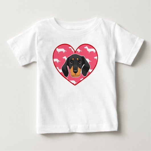 Dachshund Honden Hart (Voorkant)