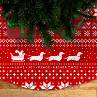 Dachshund Honden Kerst Patroon met Eekhoorn