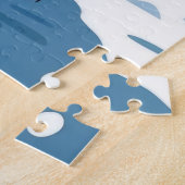 Dachshund Honden Kerst Sneeuw Feestdag Legpuzzel (Zijkant)