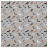 Dachshund-honden lichtgrijs stof (Swatch)
