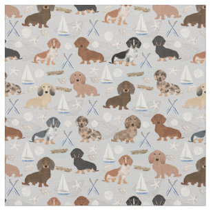 Dachshund-honden Stof