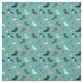 Dachshund-honden Stof (Swatch)