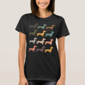 Dachshund Honden T-Shirt (Voorkant)