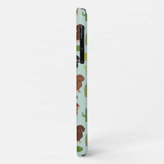 Dachshund-hondencactus Case-Mate iPhone Case (Achterkant/links)