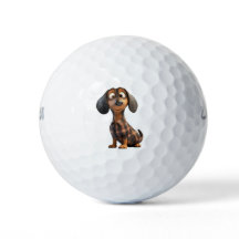 Dachshund hondenliefhebber golfballen