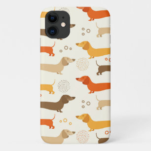 Dachshund-hondenpatroon Case-Mate iPhone Case