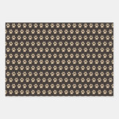 Dachshund Hondenpoten Inpakpapier Set van 3 Vel (Voorkant 3)