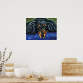 Dachshund Hondenras Art - Hallie Poster (Keuken)