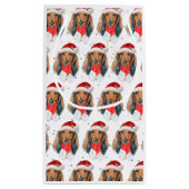 Dachshund hondenras Kerstmis Klein Cadeauzakje (Achterkant)
