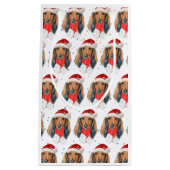 Dachshund hondenras Kerstmis Klein Cadeauzakje (Voorkant)