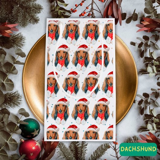 Dachshund hondenras Kerstmis Klein Cadeauzakje