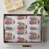 Dachshund Hondenras Kerstmis Tissuepapier (Geschenk)