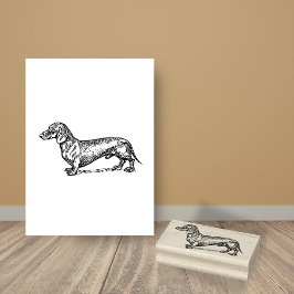 Dachshund-Hondenras Rubberstempel