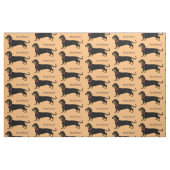 Dachshund-Hondenras Stof (Fat Quarter)