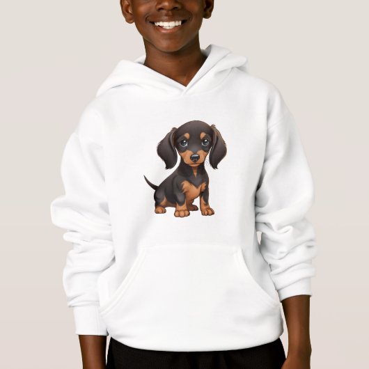 Dachshund Hoodie (Voorkant)