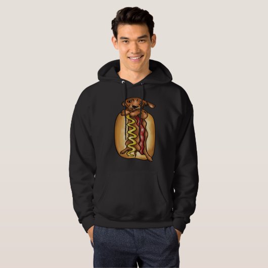 Dachshund   hoodie (Voorkant volledig)
