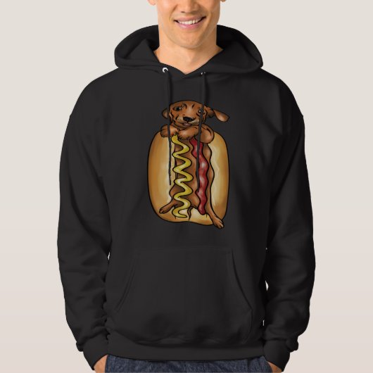 Dachshund   hoodie (Voorkant)