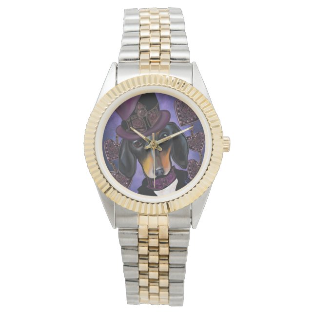 DACHSHUND HORLOGE (Voorkant)