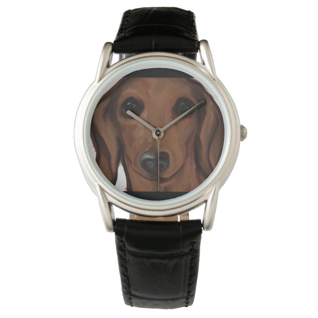 DACHSHUND HORLOGE (Voorkant)
