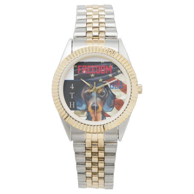 Dachshund Horloge (Voorkant)