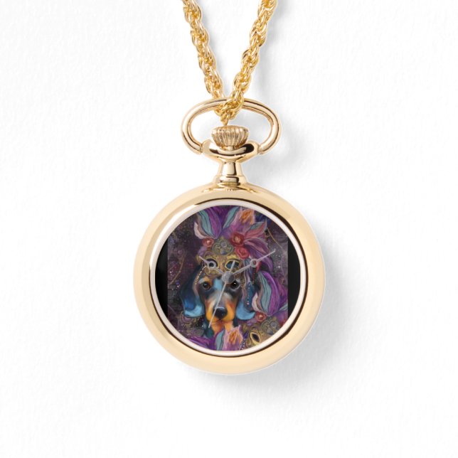 Dachshund Horloge (Voorkant)