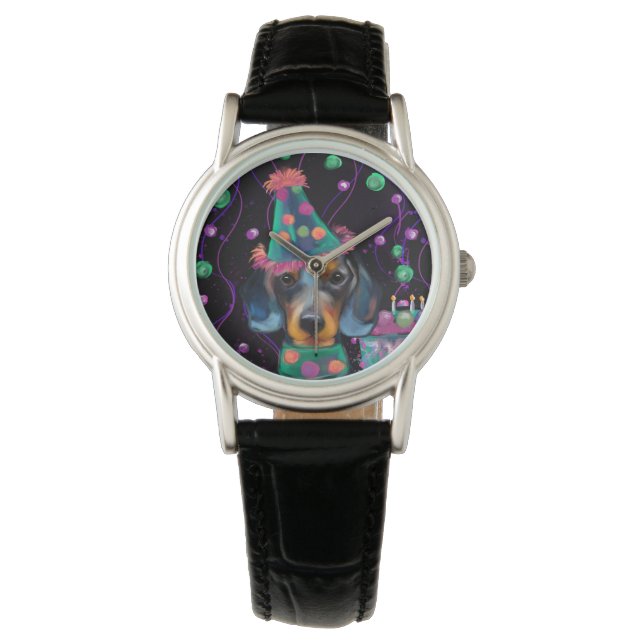 Dachshund Horloge (Voorkant)