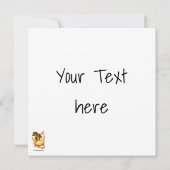 Dachshund Hot Dog Kaart (Achterkant)