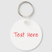 Dachshund Hot Dog Sleutelhanger (Achterkant)