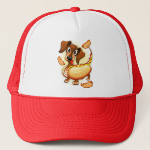 Dachshund Hot Dog Trucker Pet