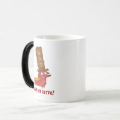 Dachshund Hotdog Grapje Magische Mok (Voorkant links)