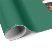 Dachshund huisdier kerst Cadeauverpakkingspapier Cadeaupapier (Rol Hoek)